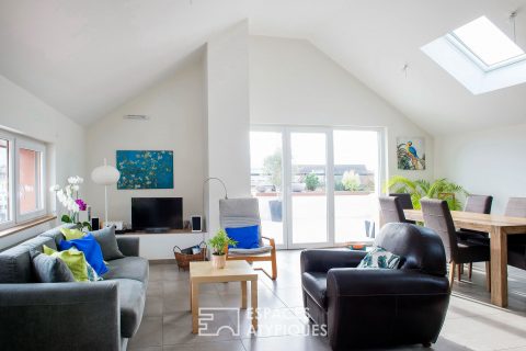Duplex with terrace and view