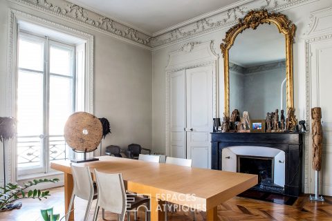 Bel appartement haussmannien avec vue Bastille