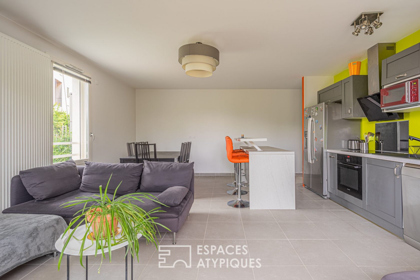 Appartement contemporain dans son écrin de verdure