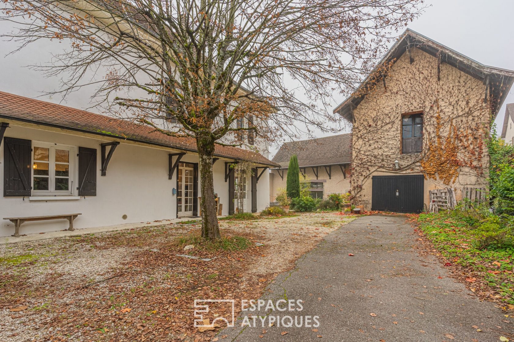 Old farmhouse and barn renovated