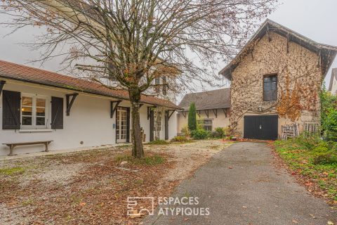 Old farmhouse and barn renovated