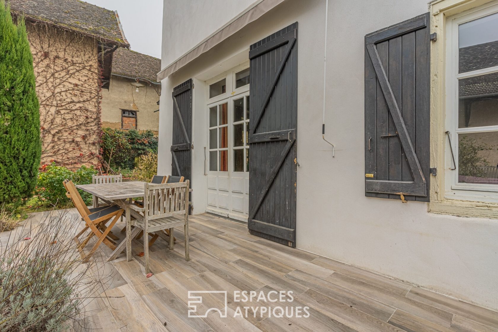 Old farmhouse and barn renovated
