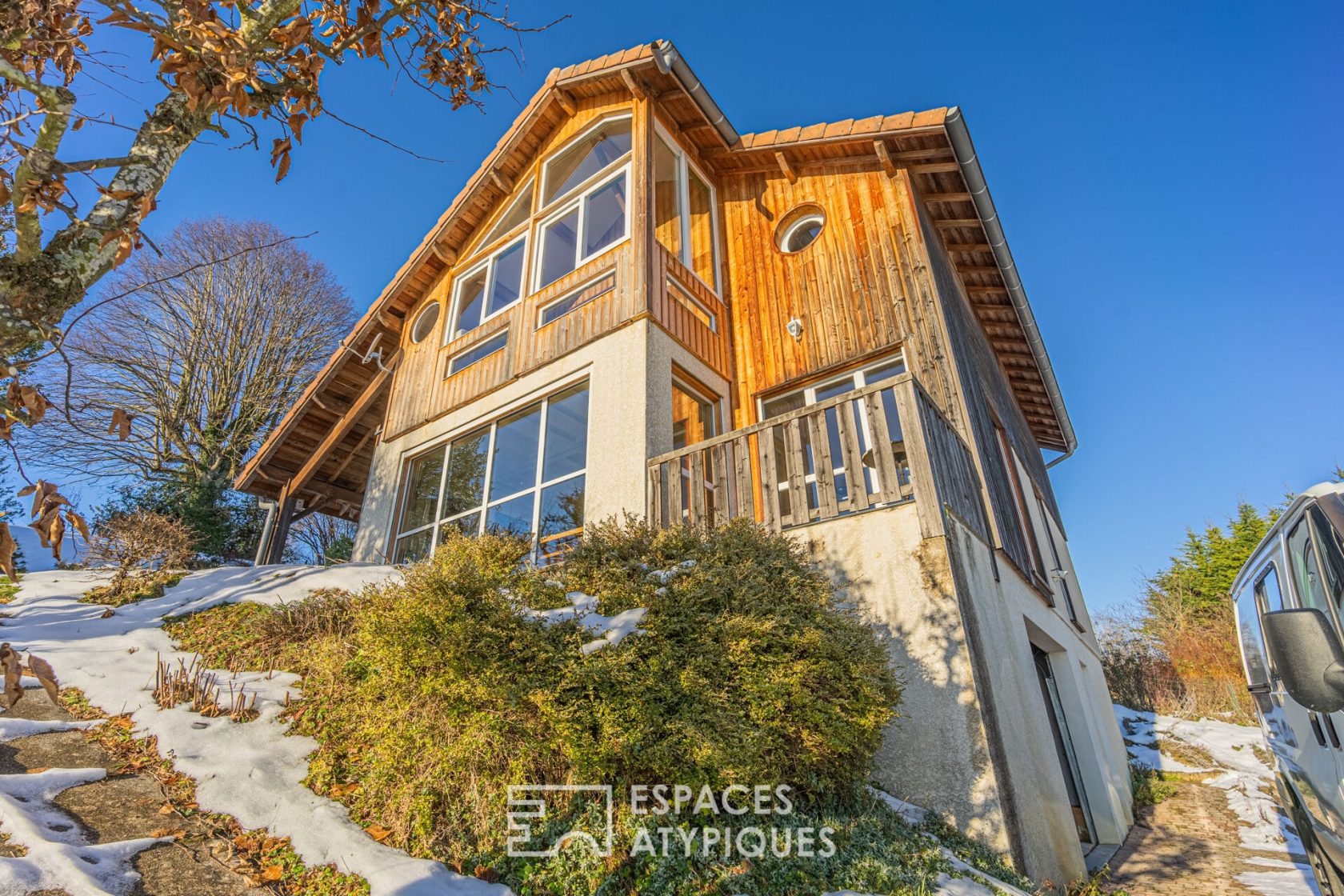 Maison écologique à ossature bois