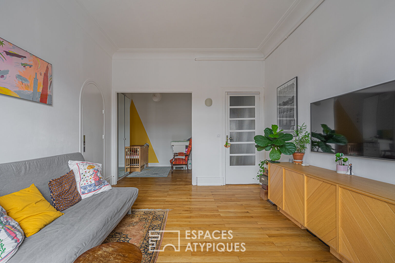 Appartement de caractère en dernier étage