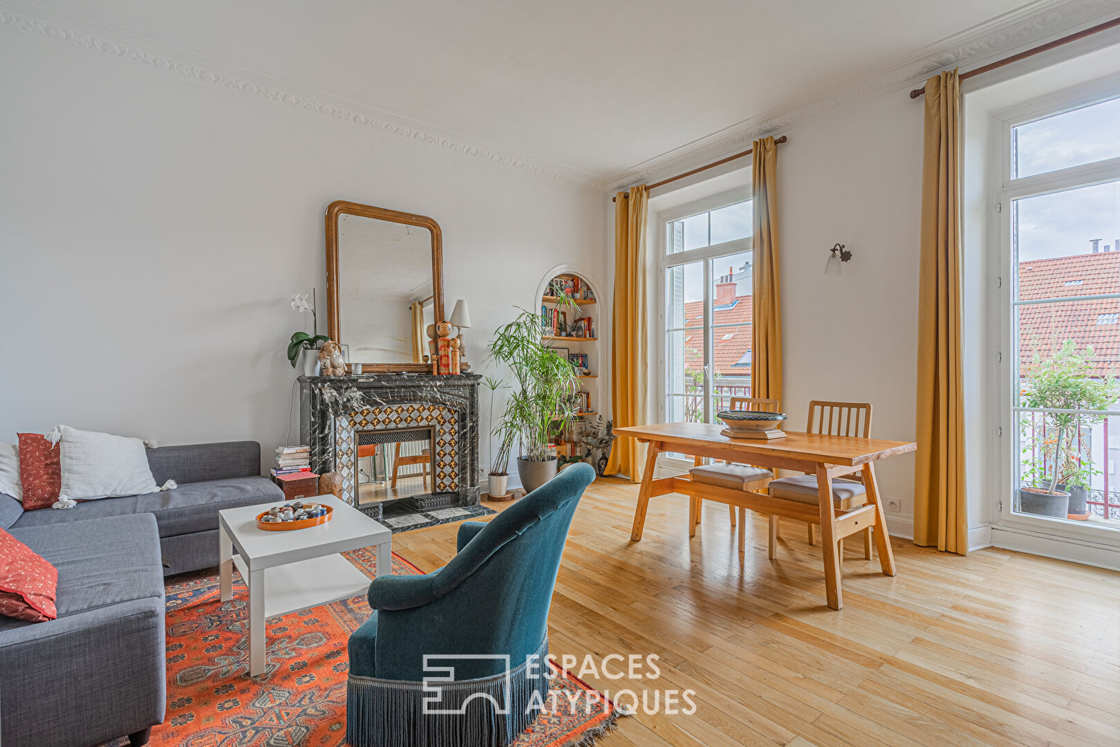 Appartement de caractère en dernier étage