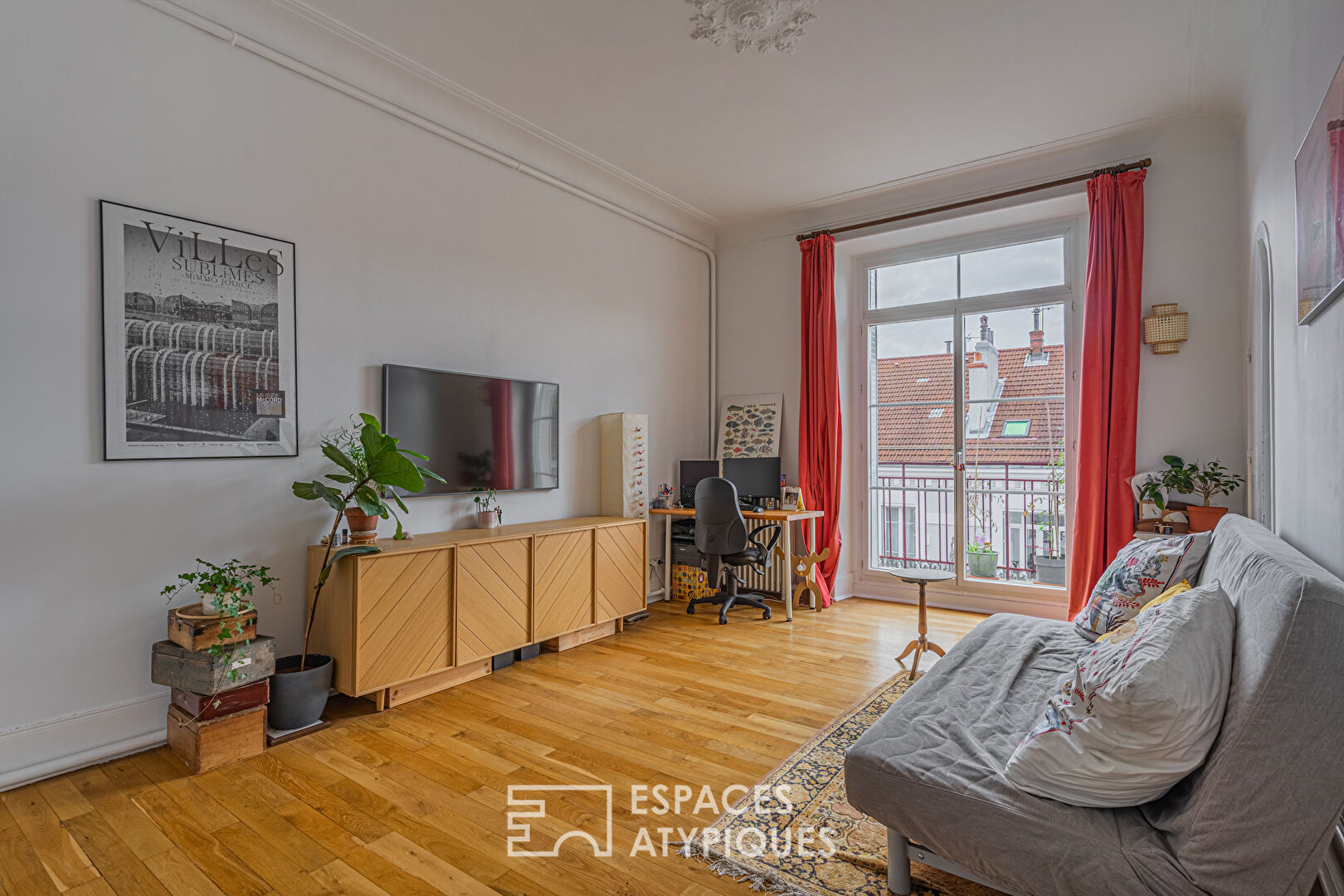 Appartement de caractère en dernier étage