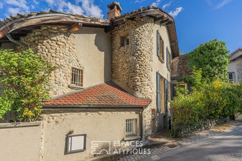 Village house with exposed stones