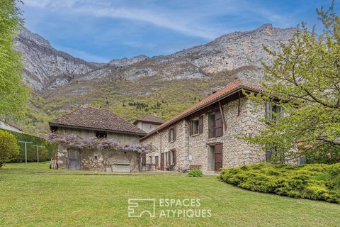 Farmhouse in a green setting