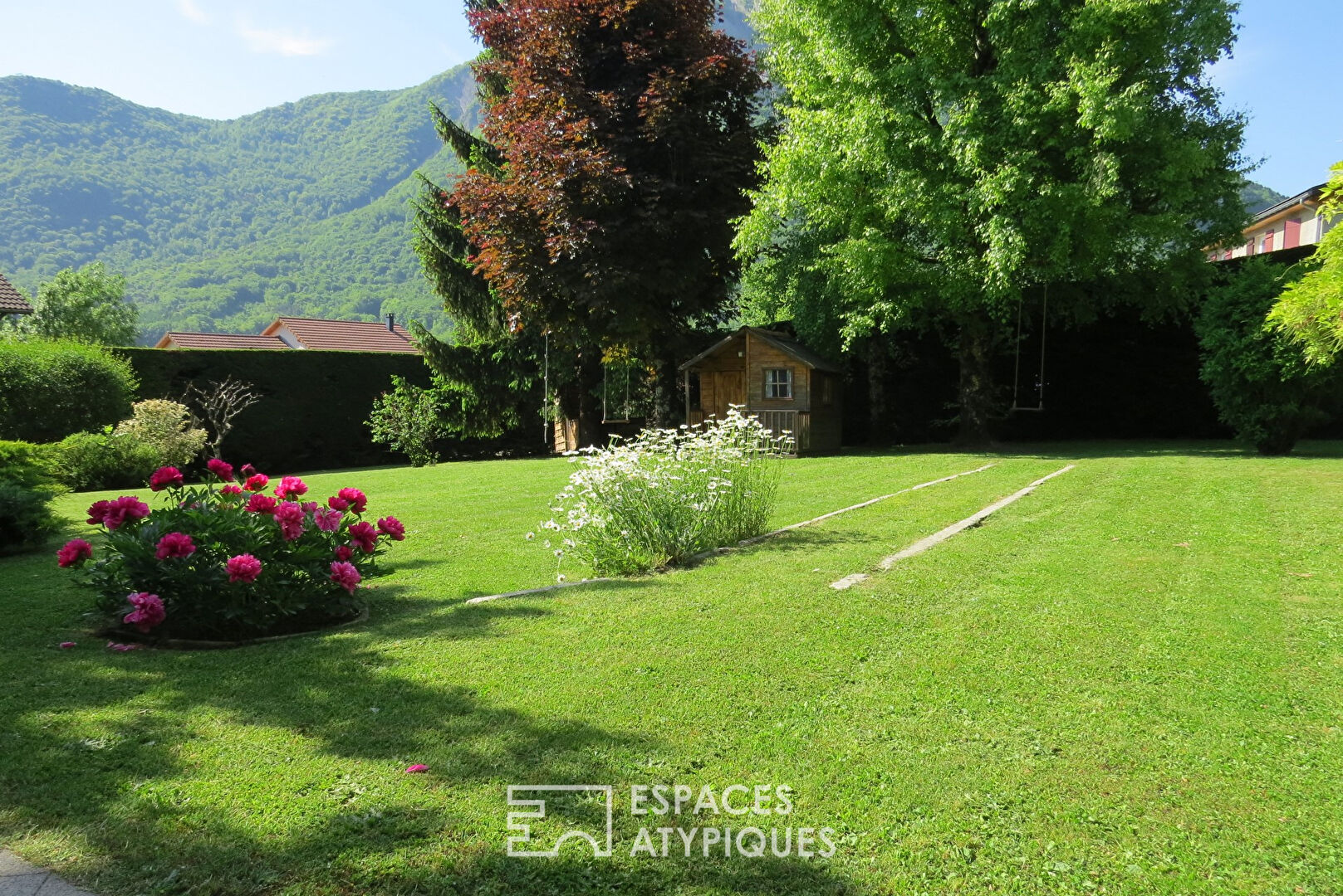 Farmhouse in a green setting