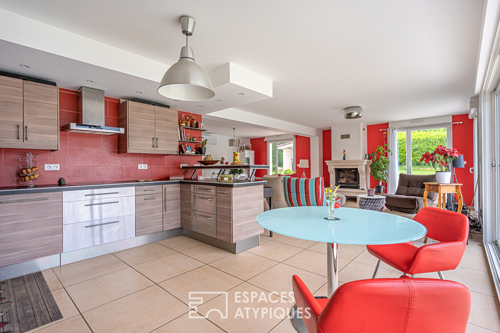 Maison contemporaine proche de la nature