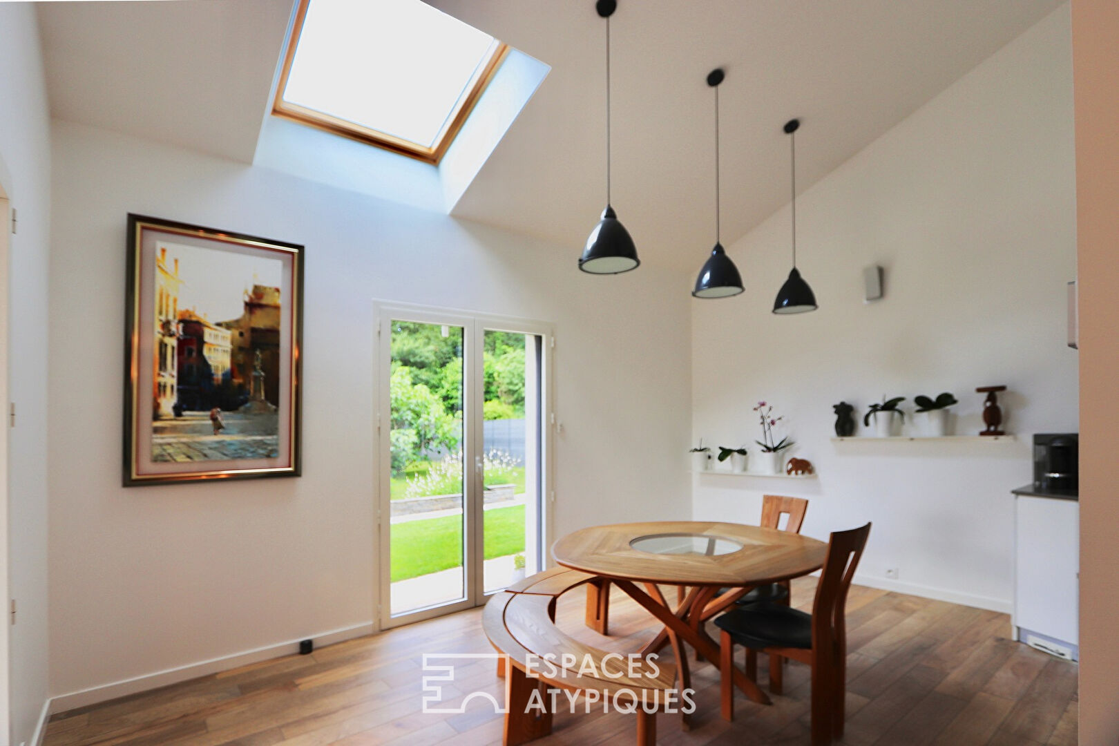 Maison d’inspiration contemporaine à la vue dégagée