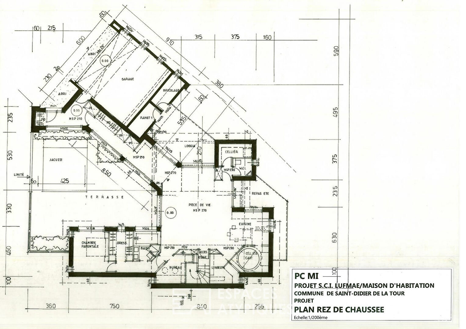 Terrain avec permis pour une belle maison contemporaine