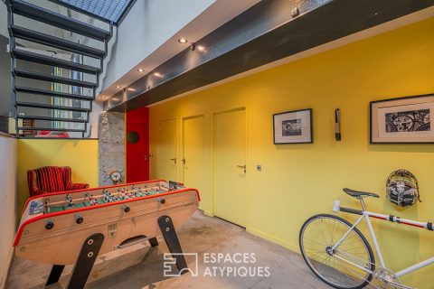 Appartement loft unique avec terrasse privative