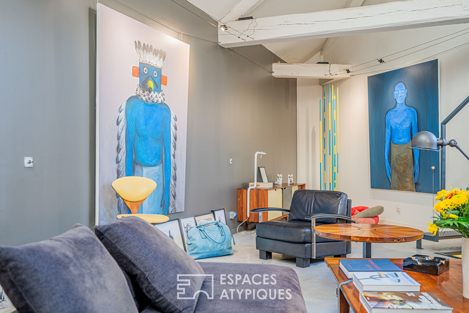 Appartement loft unique avec terrasse privative