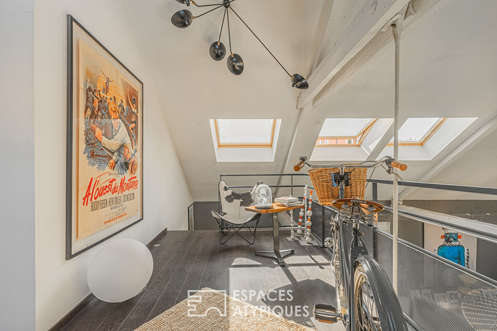 Appartement loft unique avec terrasse privative
