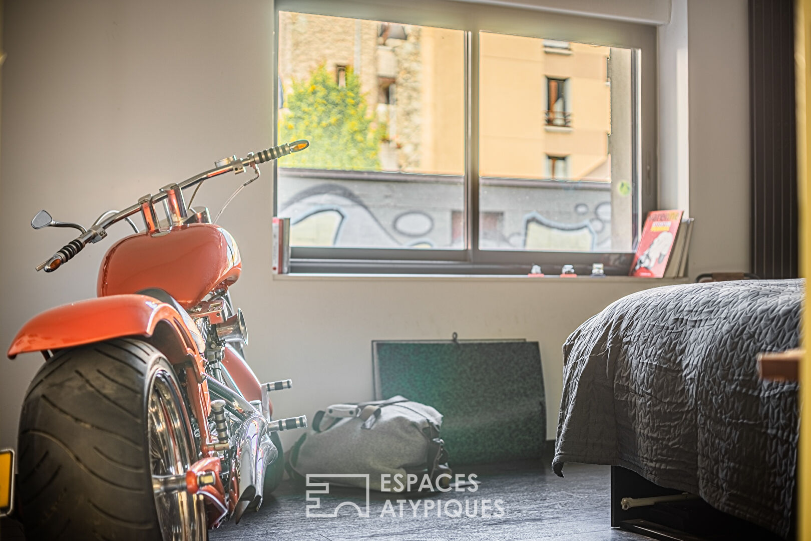 Appartement loft unique avec terrasse privative