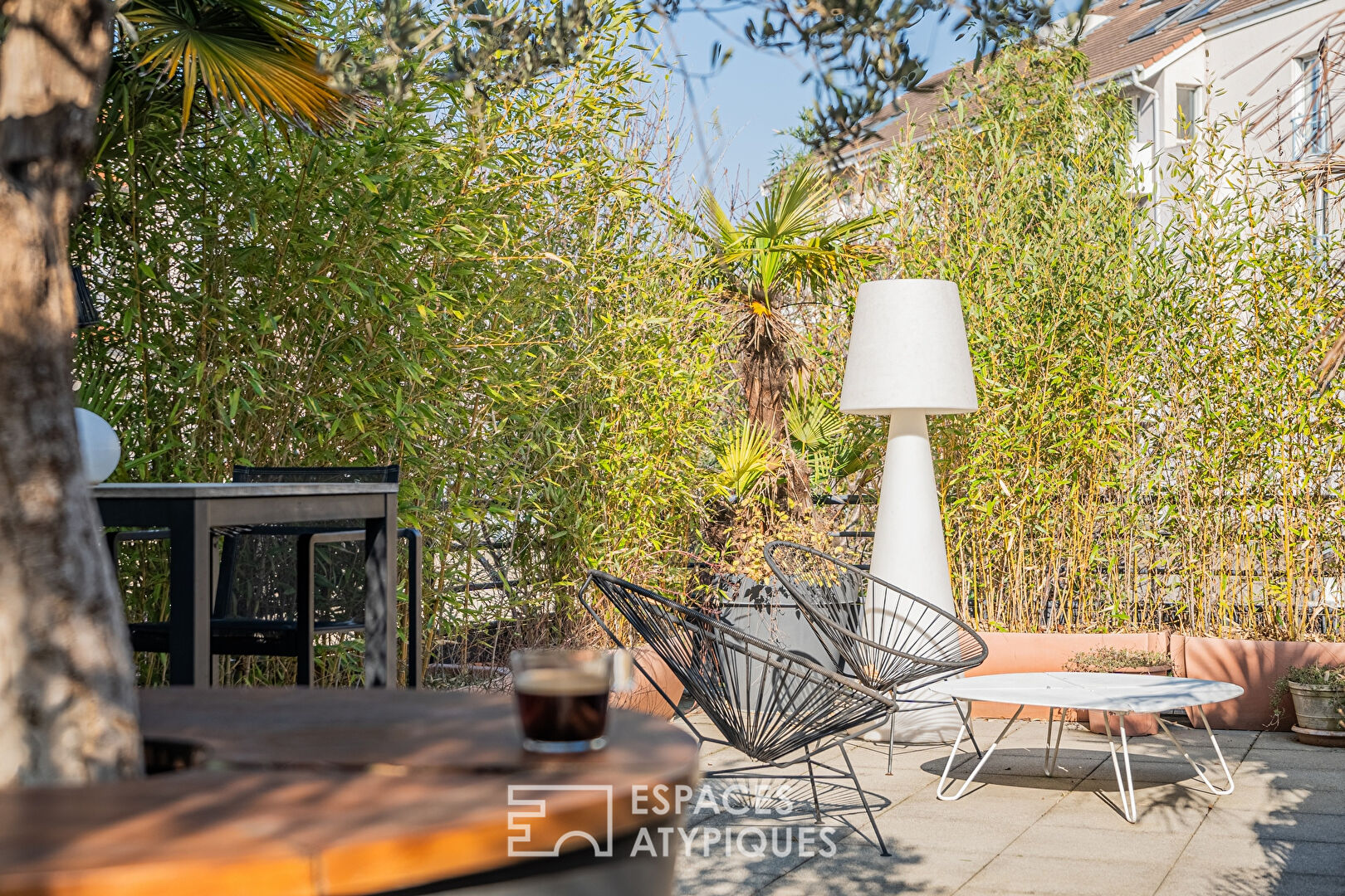 Appartement loft unique avec terrasse privative