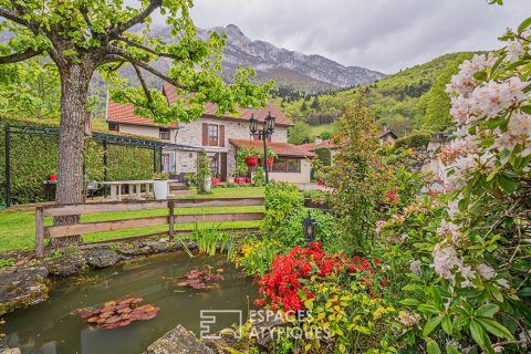 Maison en pierres avec sa vue panoramique