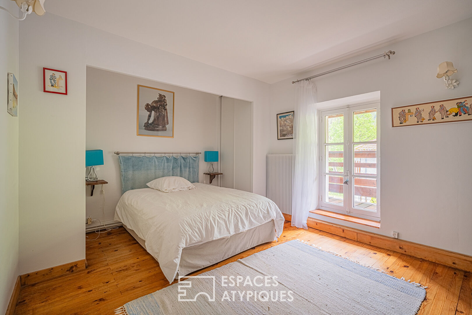 Maison en pierres avec sa vue panoramique