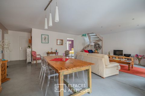Renovated duplex in a city center house