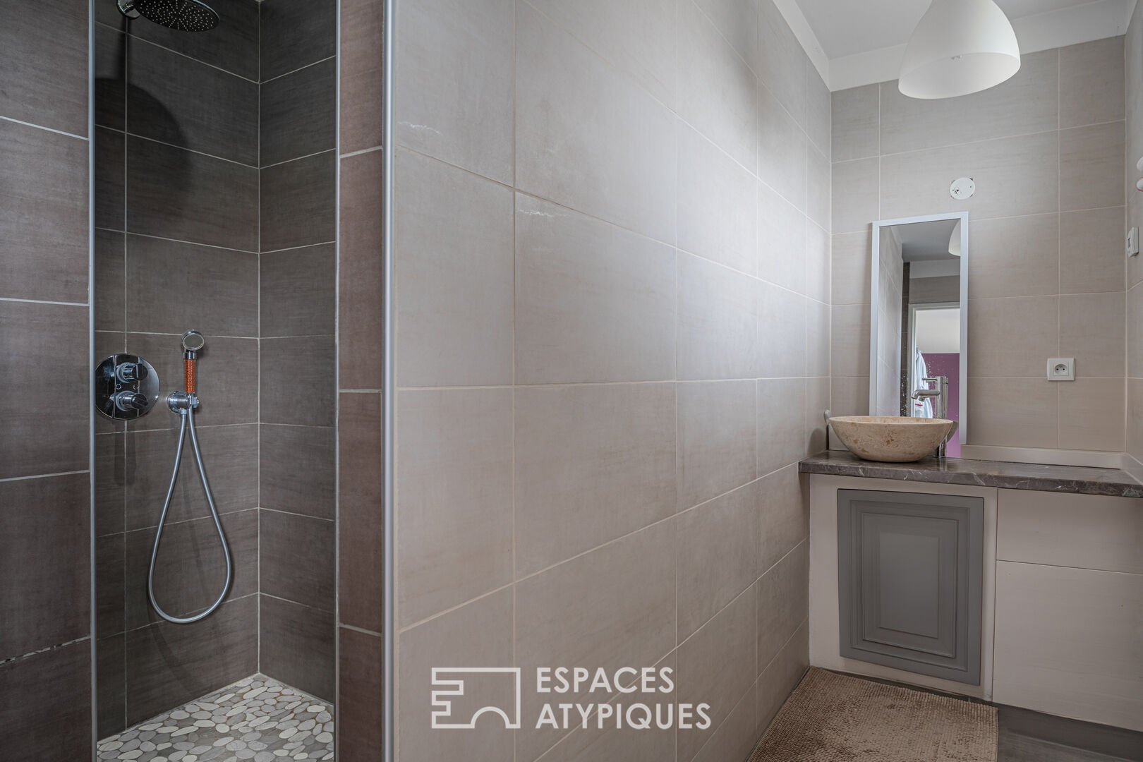 Renovated duplex in a city center house