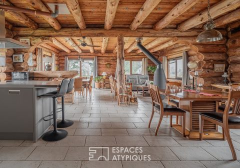 Véritable fuste avec vue sur les Préalpes