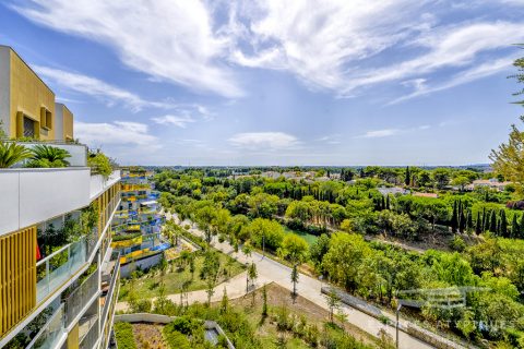 Port Marianne : dernier étage en duplex, vue Lez