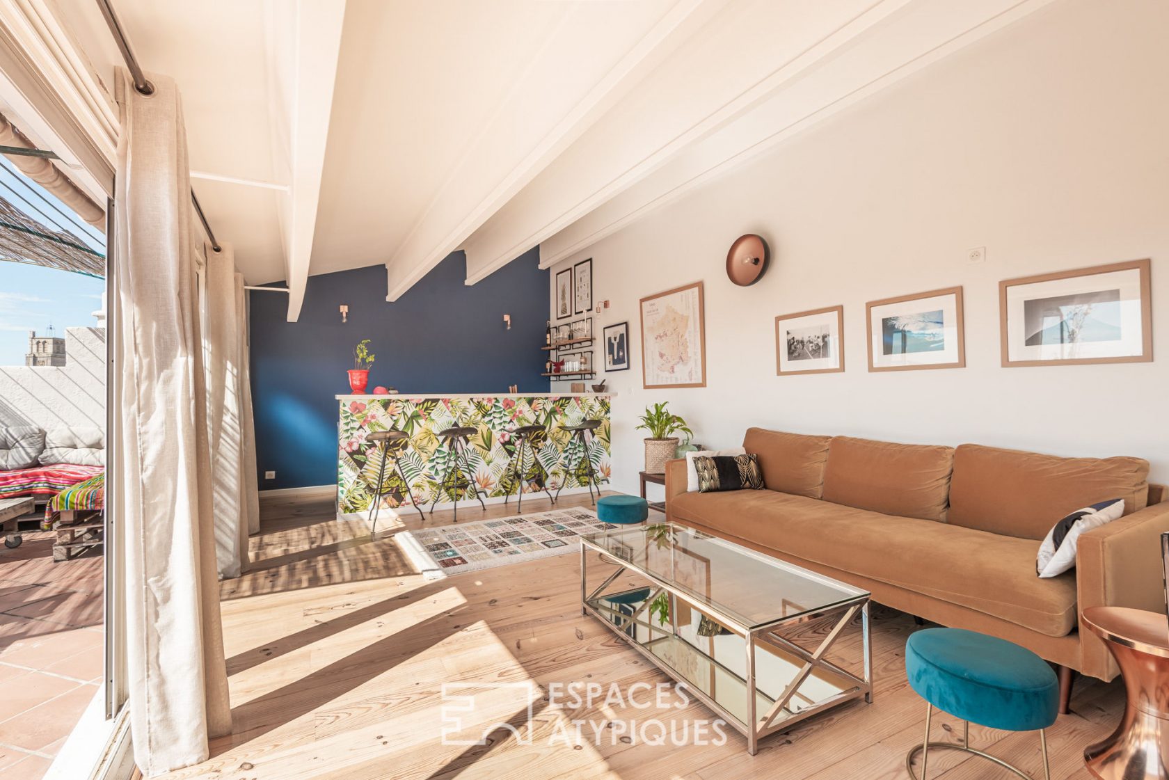Appartement duplex et terrasse en coeur de ville
