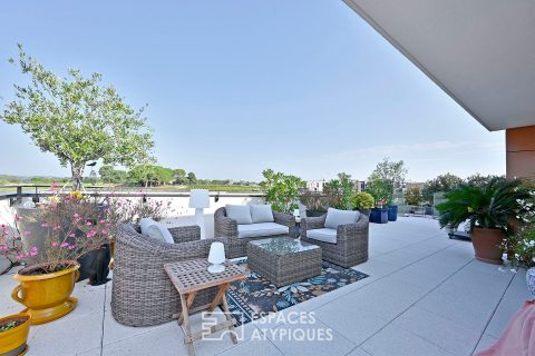 Apartment with terrace and its breathtaking view