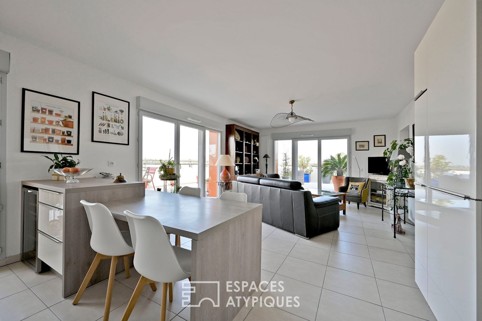 Apartment with terrace and its breathtaking view