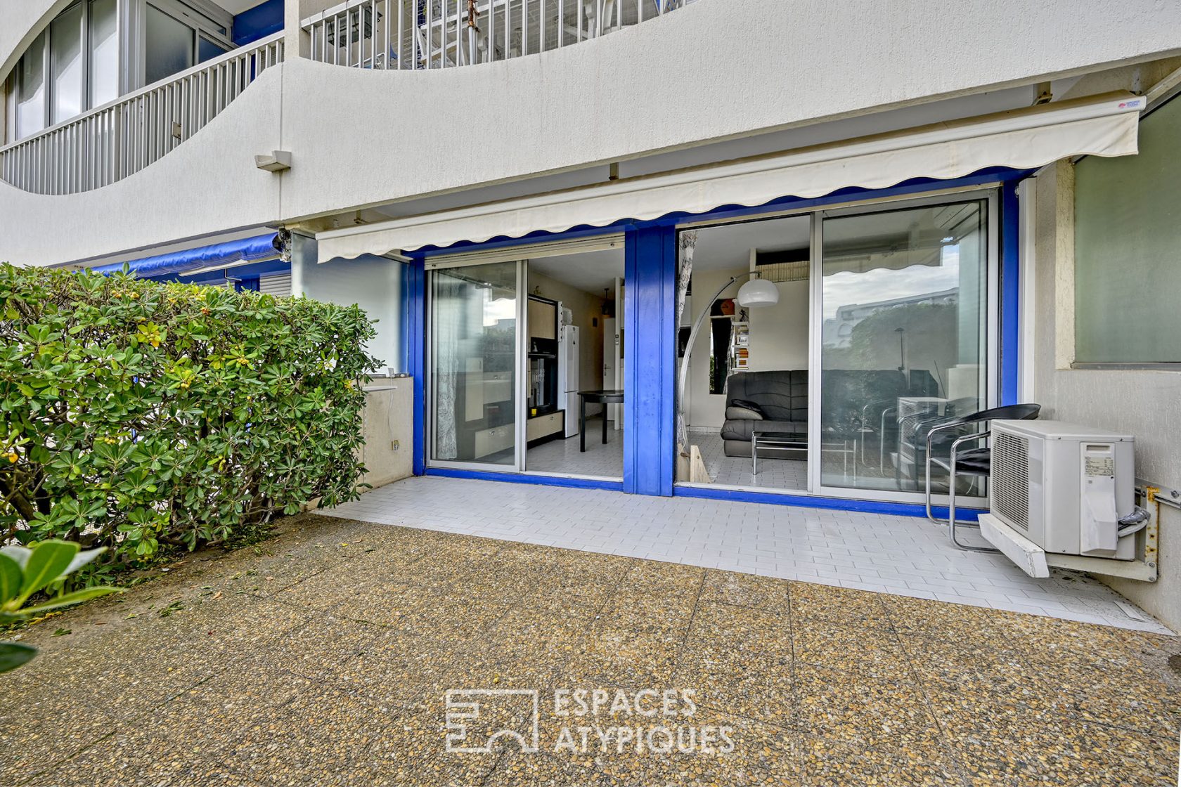 Rez de jardin en bord de mer