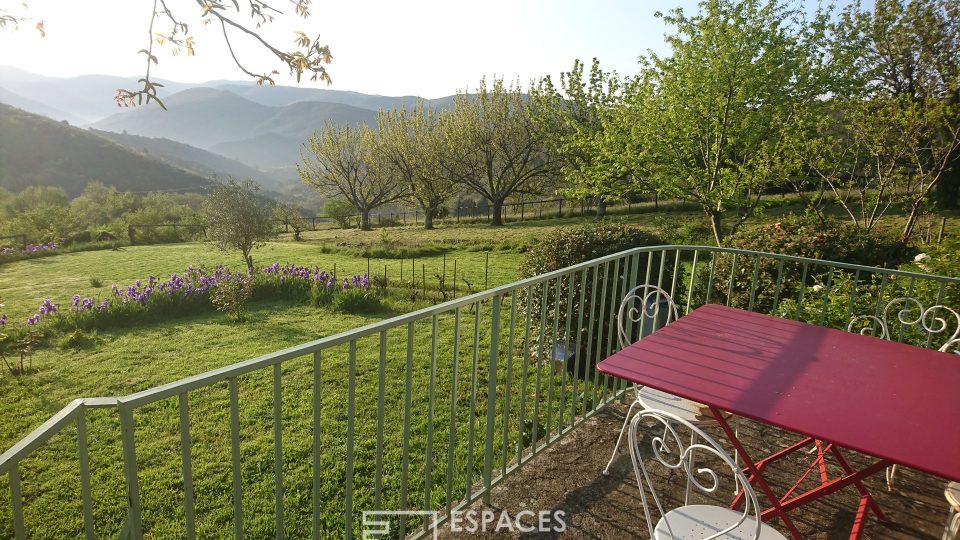 34390 OLARGUES - Maison en pierres avec vue imprenable - Réf. 0572