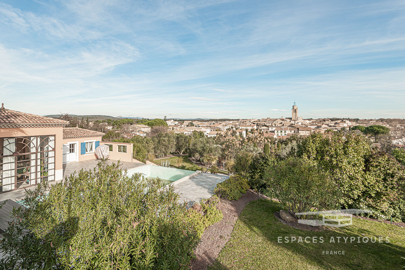 Maison d’architecte avec vue dominante