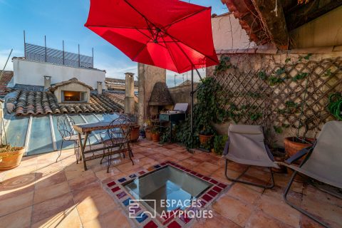 Atelier d’artiste en duplex et terrasse