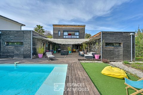 Villa contemporaine à ossature bois avec vue imprenable