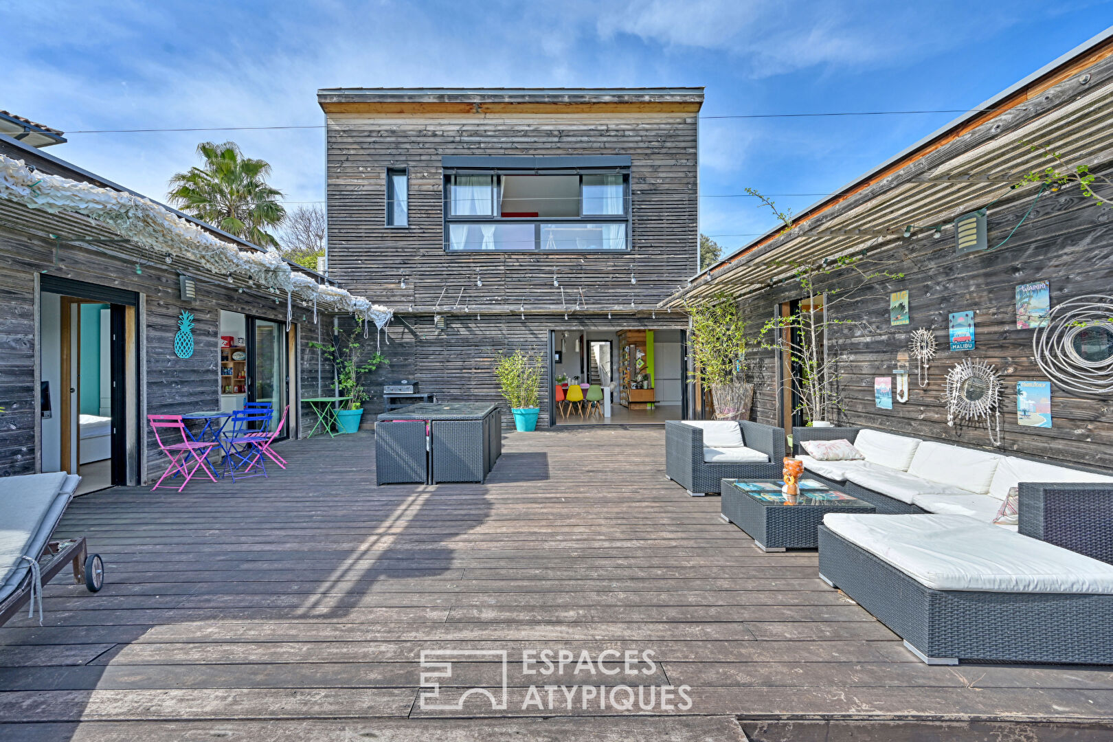 Villa contemporaine à ossature bois avec vue imprenable
