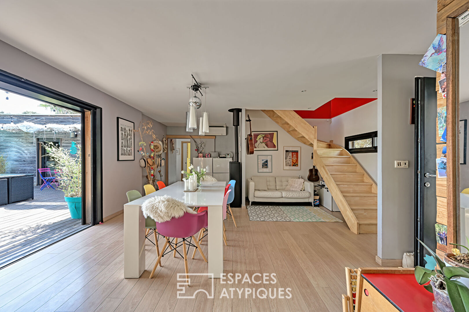 Villa contemporaine à ossature bois avec vue imprenable