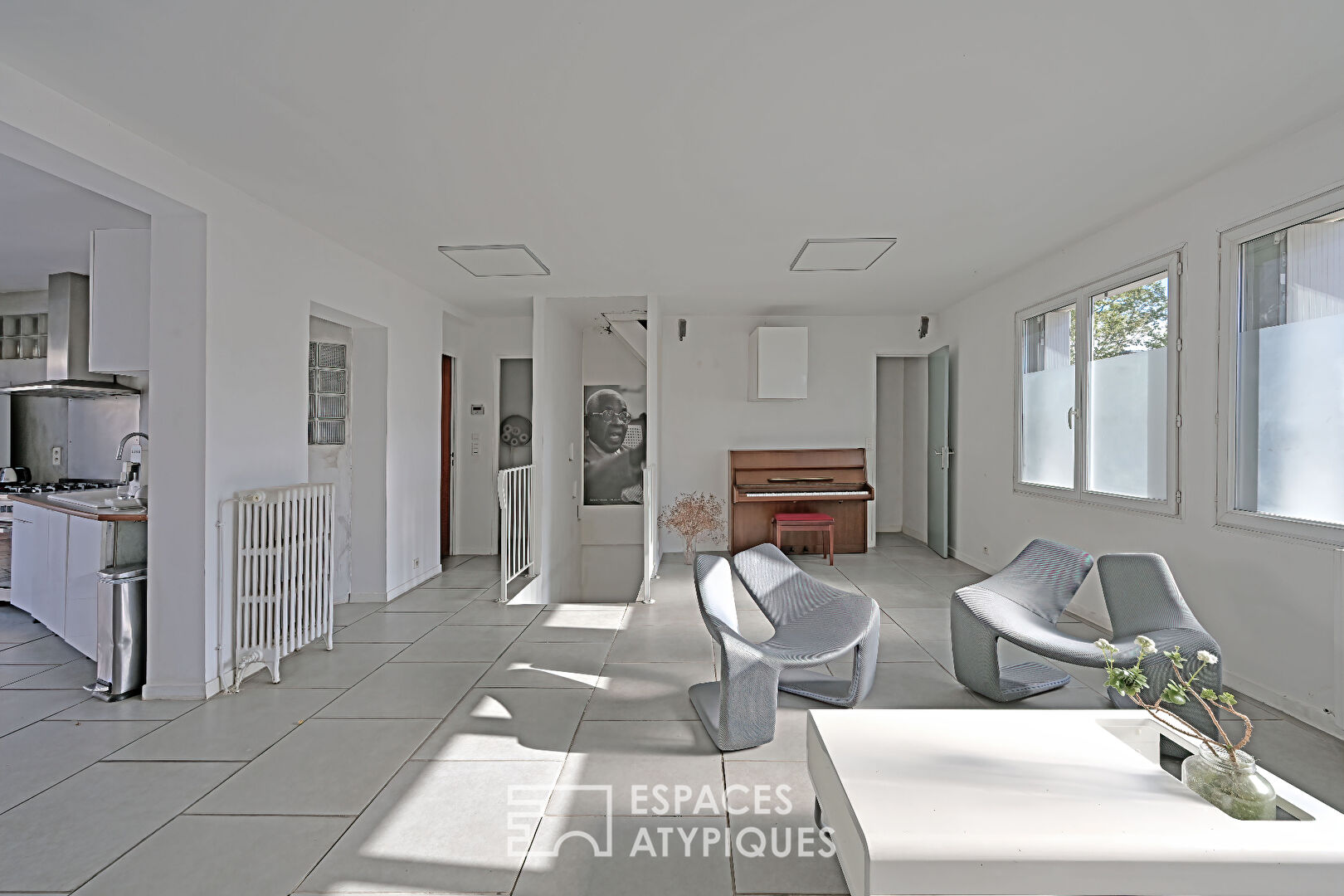 Photographer’s house with its intimate patio
