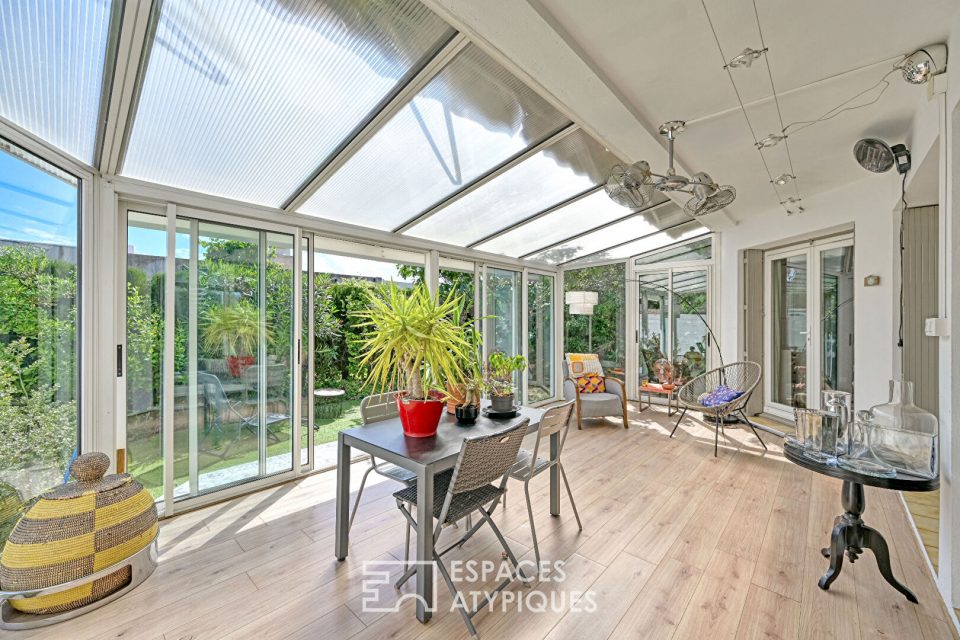 Maison lumineuse avec T2 indépendant et extérieurs sans vis-à-vis à Carnon-Plage