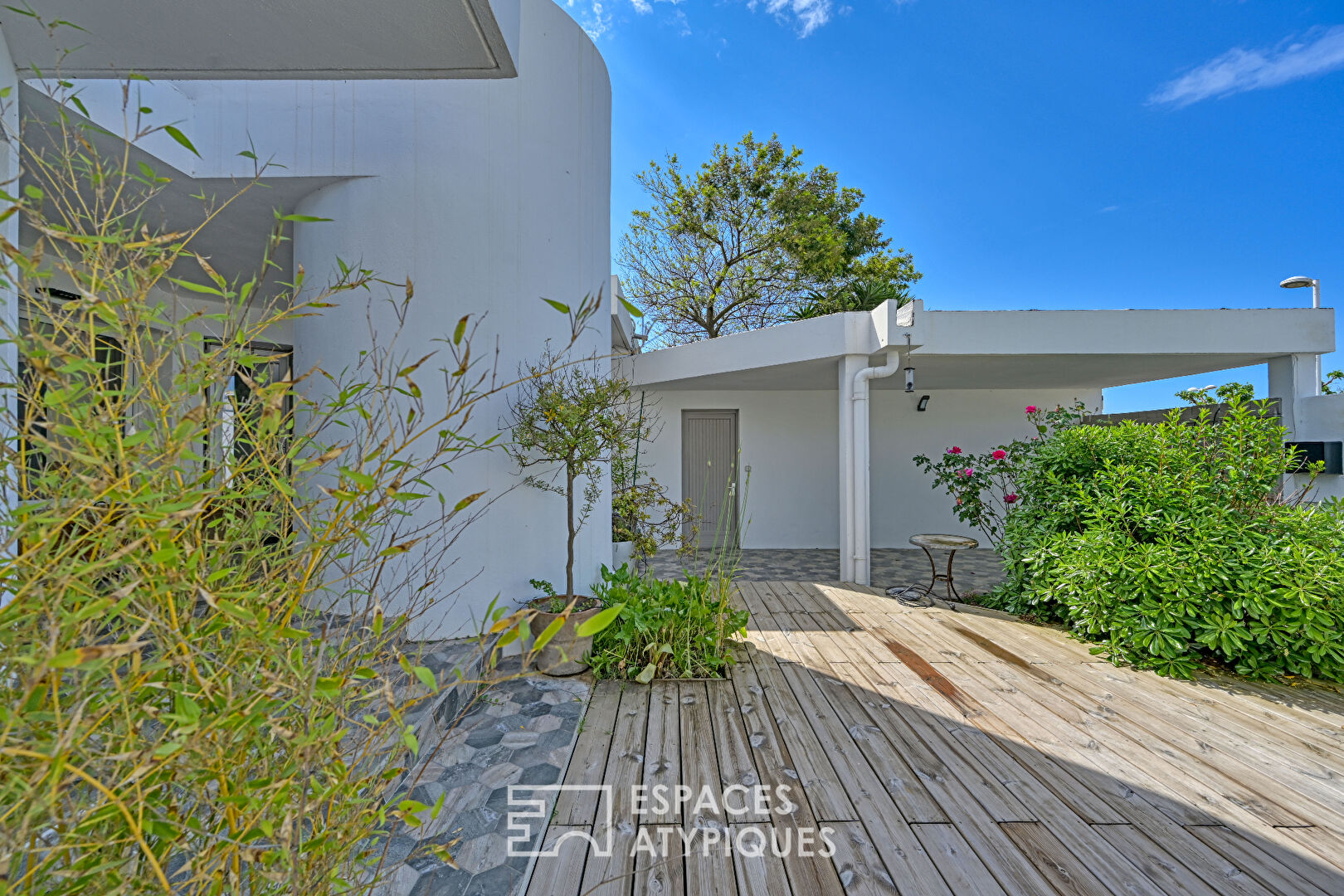 Maison lumineuse avec T2 indépendant et extérieurs sans vis-à-vis à Carnon-Plage