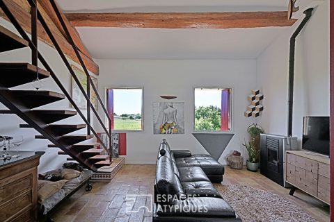 Charming duplex in an old farmhouse, in the heart of nature in Lattes