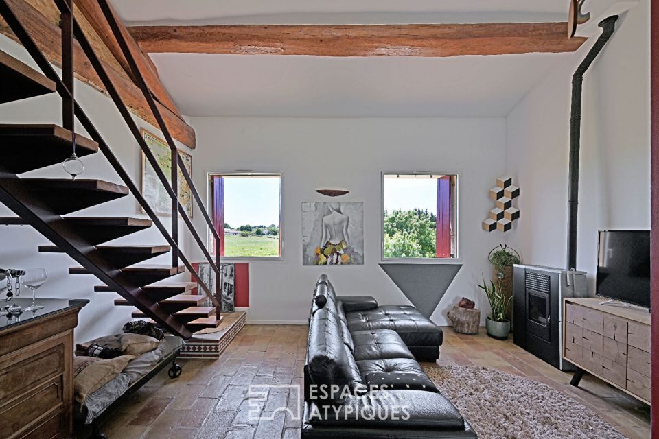 Duplex de charme dans un ancien mas, au coeur de la nature à Lattes