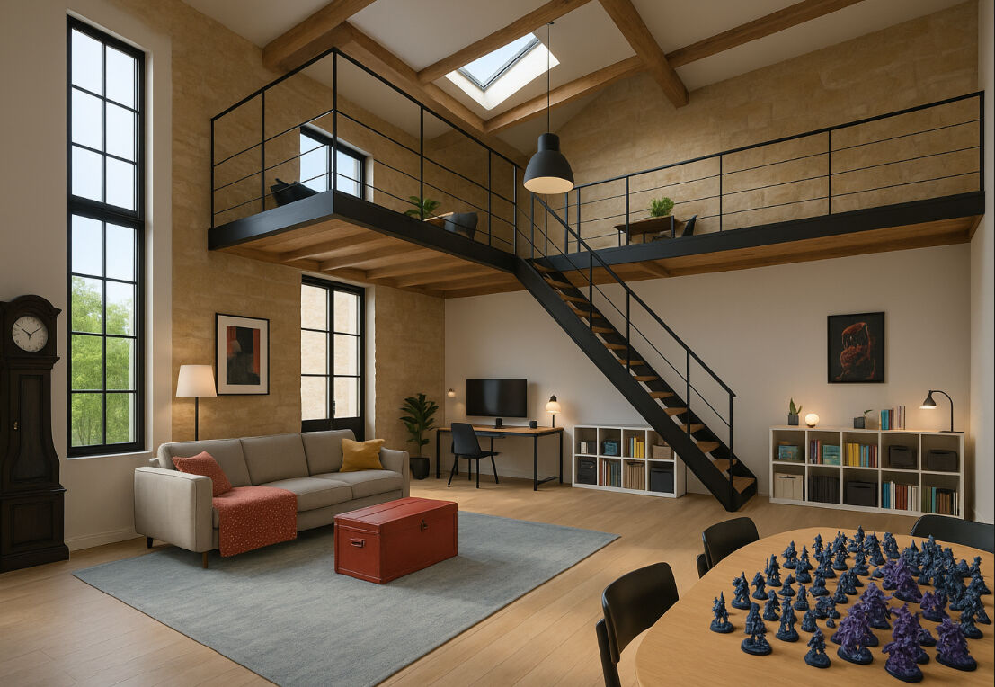 Bien de Caractère entre Maison et Appartement, 200 m² avec Terrasse et Stationnements