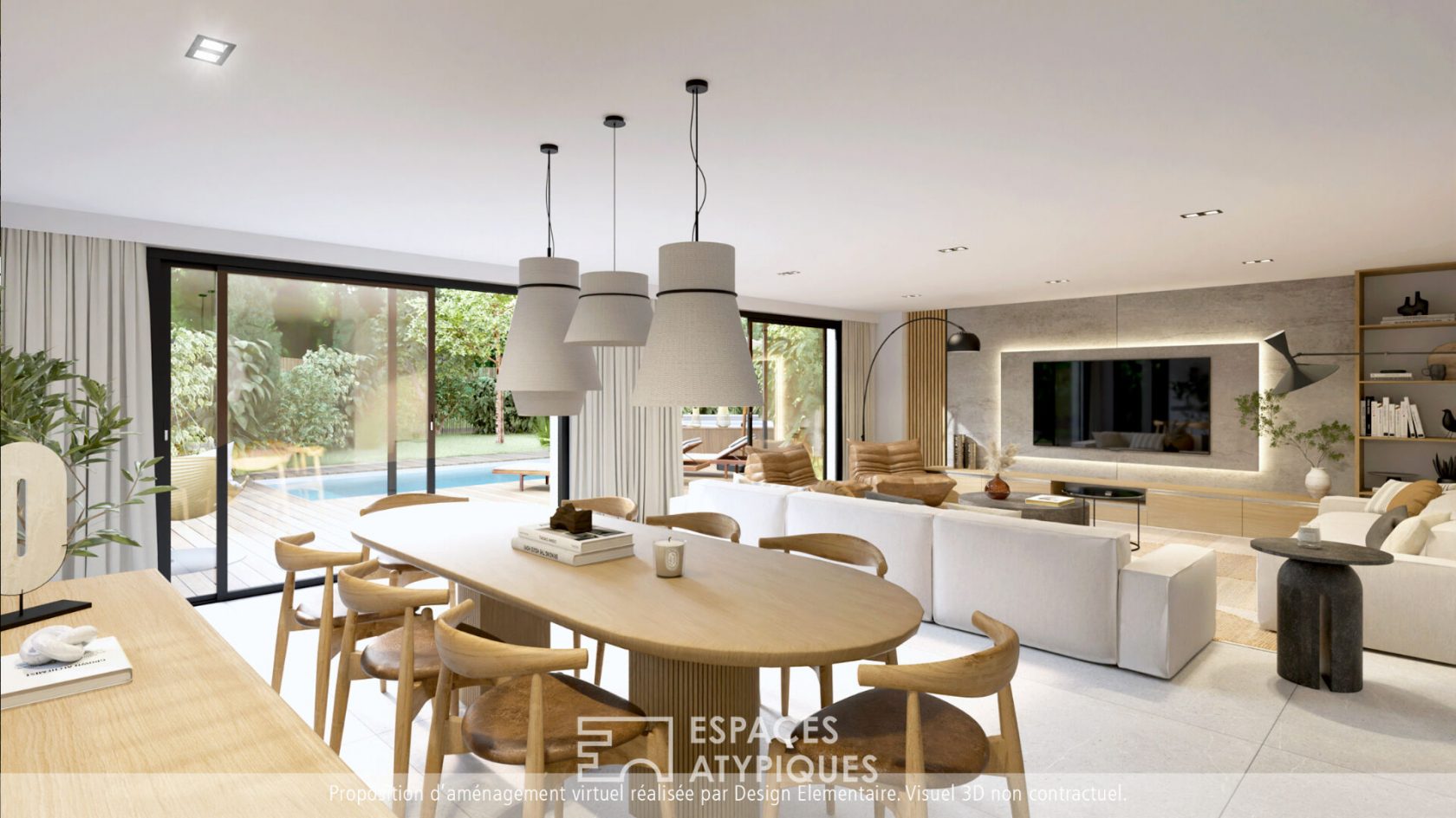 Contemporary Villa to be completed in a peaceful setting in Montpellier