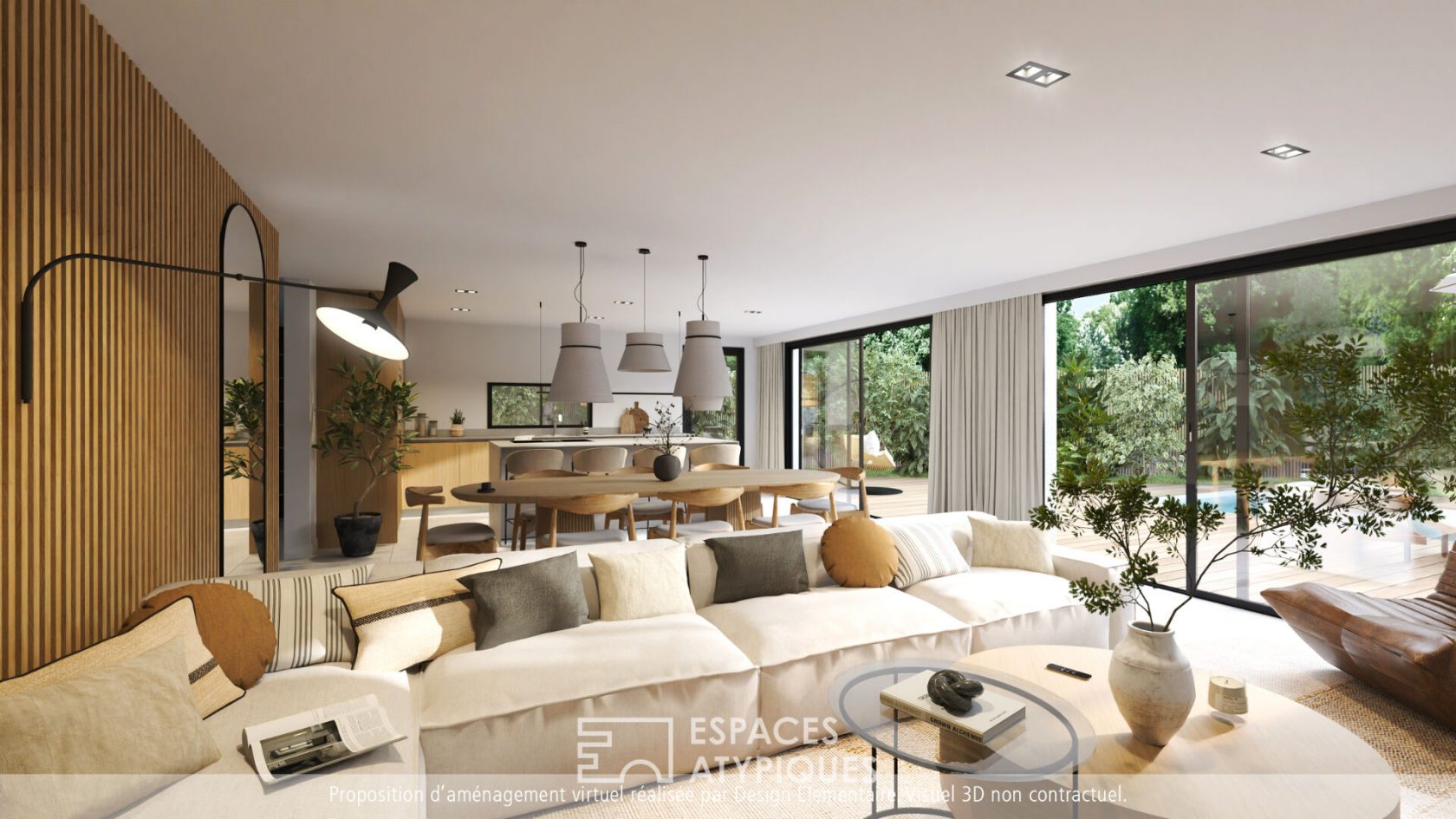Contemporary Villa to be completed in a peaceful setting in Montpellier