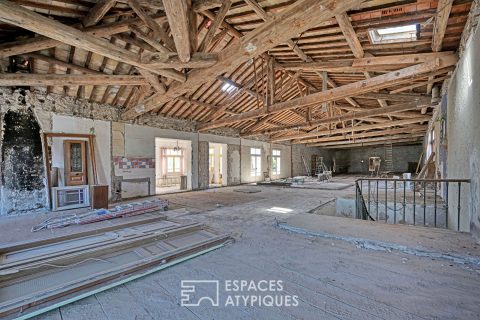 Raw loft to be converted 580 sqm on two levels with 700 sqm garden close to the beach