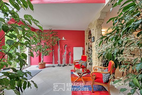 Superb village house with garden