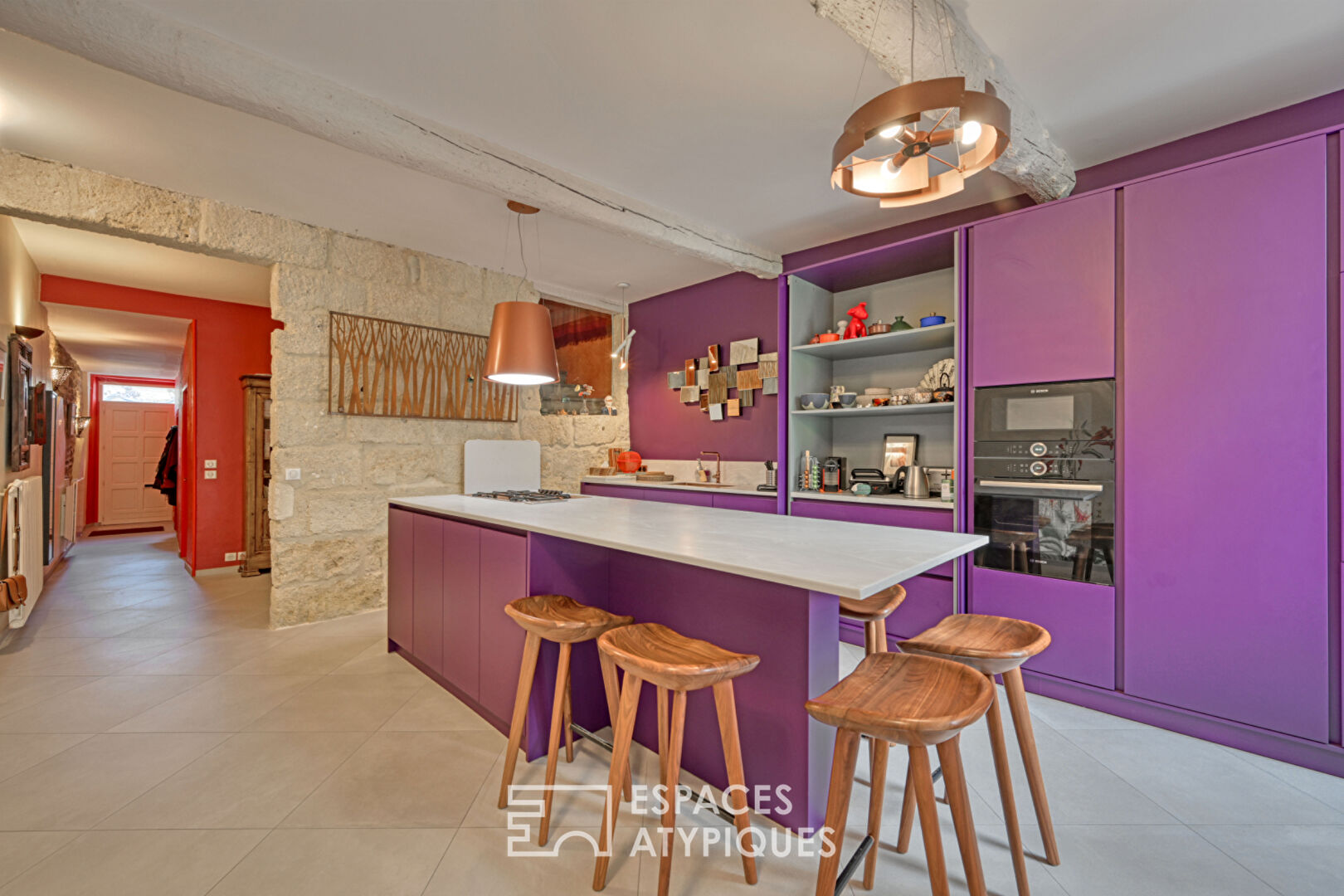 Superb village house with garden