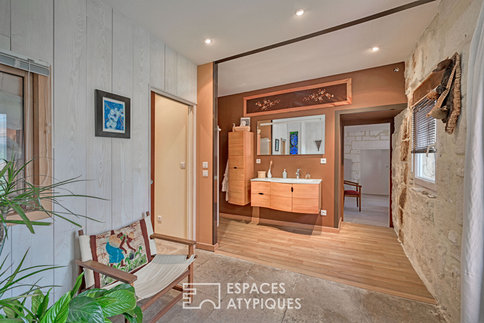 Superb village house with garden