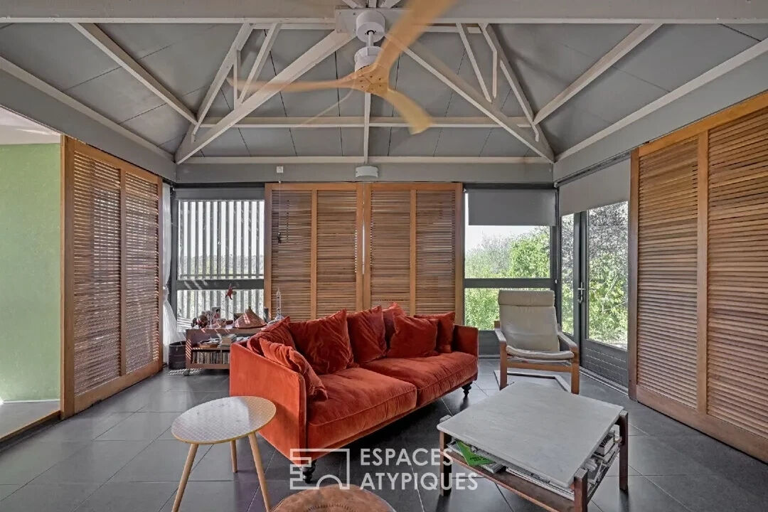 Japanese-inspired house north of Montpellier
